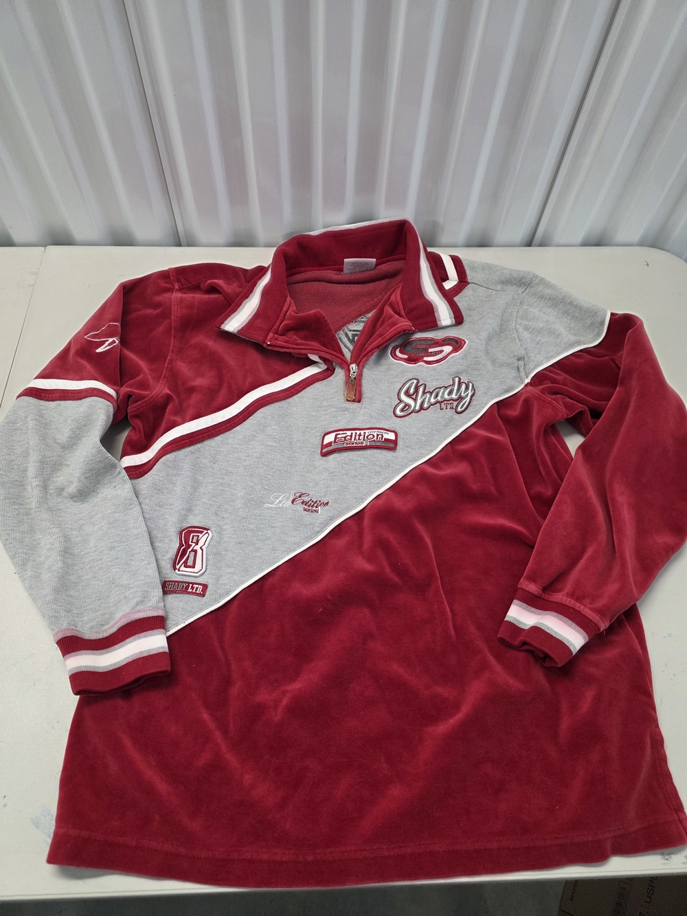 Vintage Y2K Shady Ltd. Edition Quarter Zip Soft Pullover Men's Size Medium